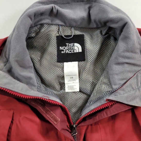 The North Face Gore-Tex Jacket Womens Large Rust Red Systems Ski‎ Nylon Hike - Picture 6 of 16